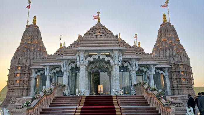 File photo of BAPS temple in Abu Dhabi | ANI