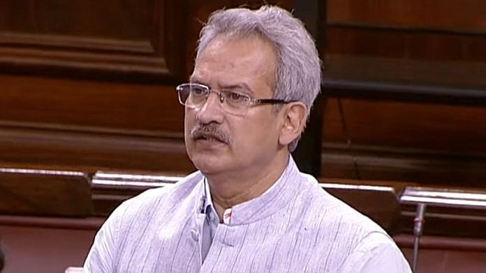 File photo of Anil Desai in Rajya Sabha | ANI