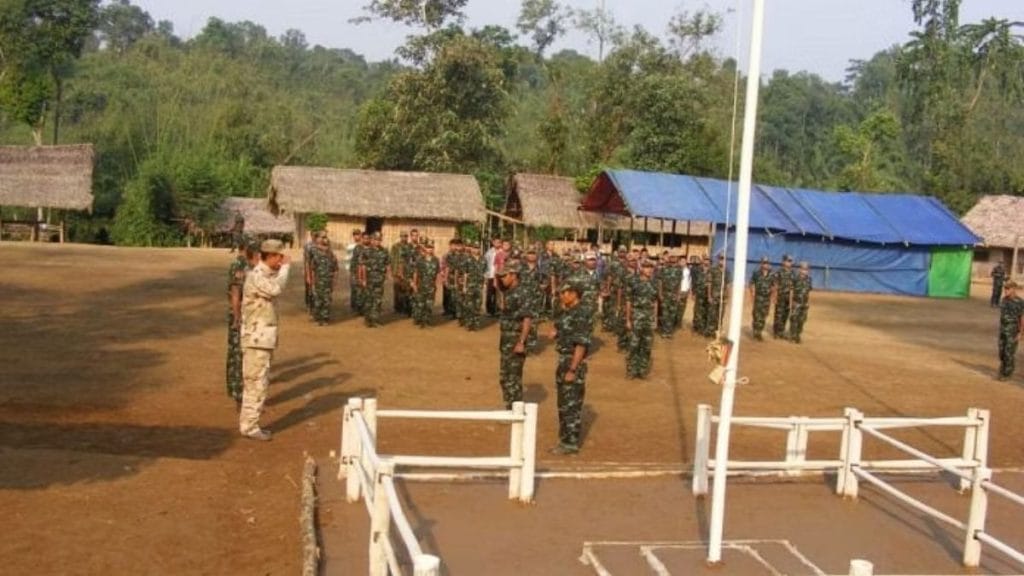 Representational image | File photo of an ULFA-I training camp in Myanmar (2016) | By special arrangement