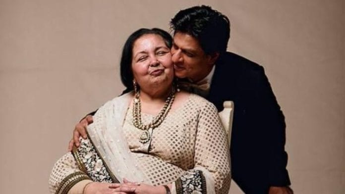 Pamela Chopra with Shah Rukh Khan | Instagram