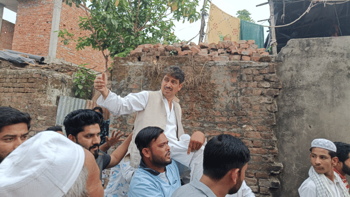 Villagers carry Congress Saharanpur candidate Imran Masood on their shoulders | Krishan Murari | ThePrint