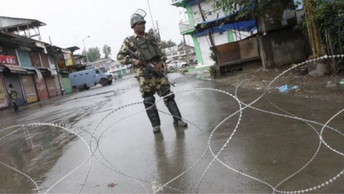 File photo of a CRPF trooper in Jammu and Kashmir | Praveen Jain | ThePrint