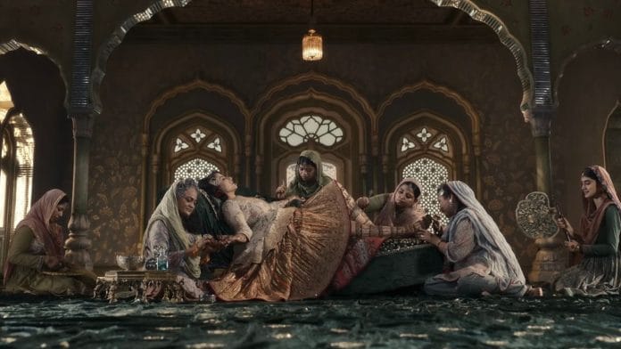 A still from Heeramandi trailer | YouTube screengrab