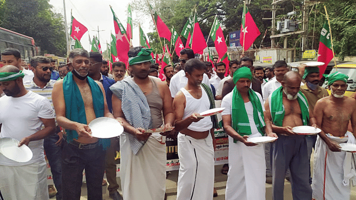 File photo of SDPI workers at a protest | ANI