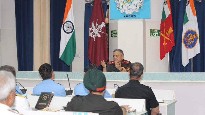 CDS General Anil Chauhan at 'Parivartan Chintan' | Pic credit: X/@SpokespersonMoD