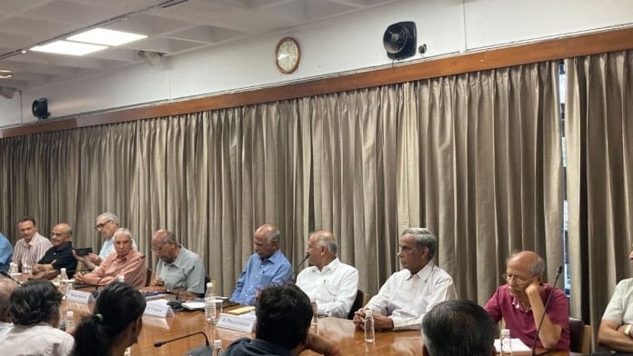 The launch event of S Narendra's India's Tipping Point | Photo: Keshav Padmanabhan, ThePrint