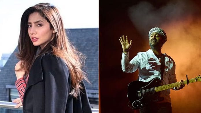 Mahira Khan and Arijit Singh | Photos via Facebook, ANI