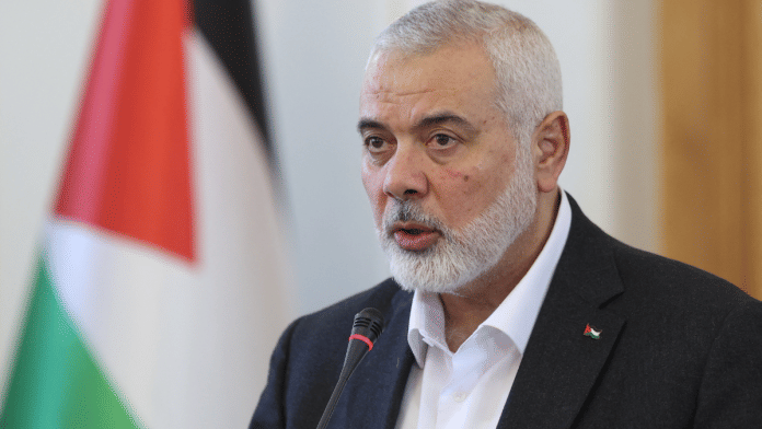 File photo of Hamas top leader Ismail Haniyeh | Reuters