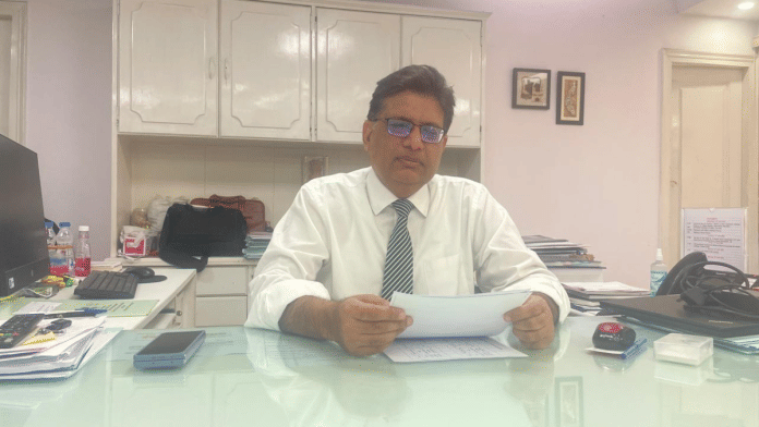 Arunish Chawla, secretary, pharma department, Ministry of Chemicals and Fertilisers, says govt’s priority is to establish a value chain for vaccine and biological molecules and to position India as a manufacturing hub of medical devices and bulk drugs | Shanker Arnimesh | ThePrint