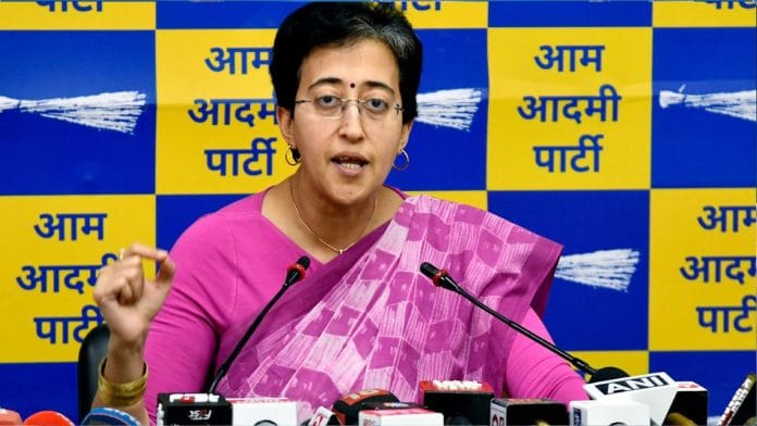 Atishi addresses a press conference | File photo | ANI