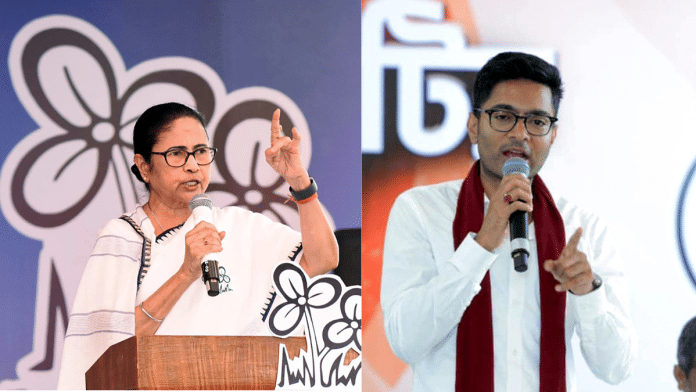 Mamata Banerjee and Abhishek Banerjee | File photos | ANI