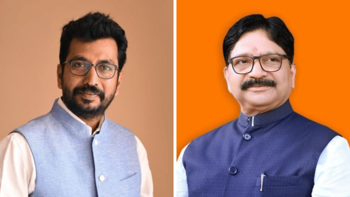 Shive Sena (UBT) member Amol Gajanan Kirtikar (L) and Shiv Sena (Eknath Shinde led) member Ravindra Waikar (R) are in the fray for the North West Mumbai Lok Sabha constituency in 2024 Lok Sabha Elections | X/@@AmolGKirtikar and X/@@RavindraWaikar