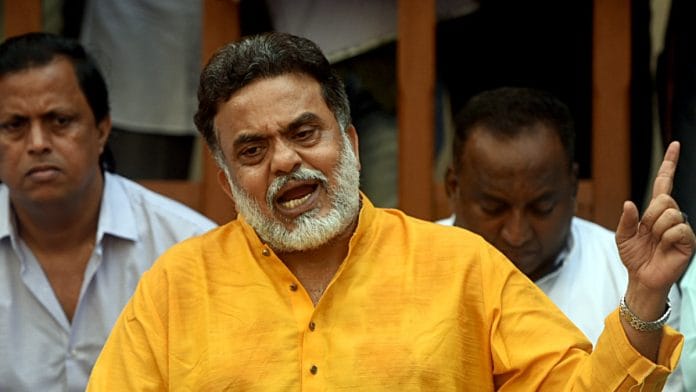 File photo of former Congress leader Sanjay Nirupam | ANI