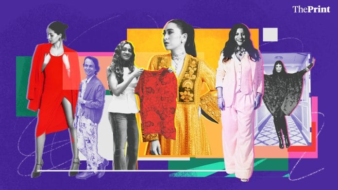 Stylists with some of their looks