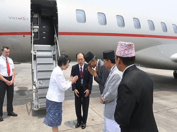 Japanese Foreign Minister Kamikawa Yoko arrives in Nepal for official visit 