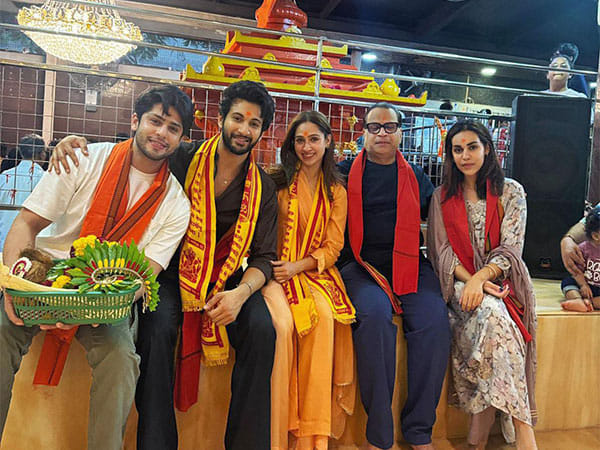 Rohit Saraf, Naila Grrewal seek blessings at Siddhivinayak Temple with 'Ishq Vishk Rebound' cast