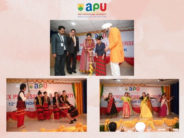 Apex Professional University Commemorates Twelfth Foundation Day with Grand Celebration