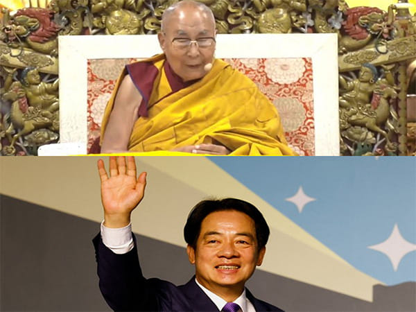 Dalai Lama congratulates newly elected Taiwanese president Lai Ching-te