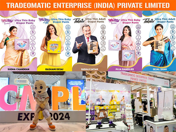 Tradeomatic Showcases at Asia's Largest Contract Manufacturing Exhibition, India, Mumbai with New Celebrities Rashami Desai, Sudha Chandran, and Sejal Shah