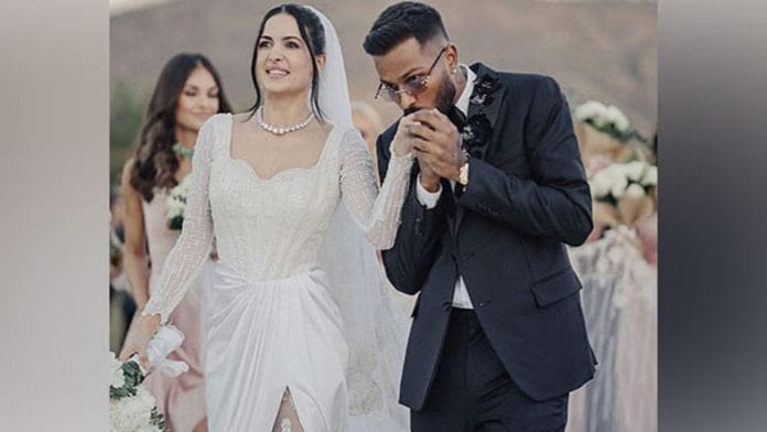 Hardik Pandya and Natasa Stankovic. (Image Source/Instagram)