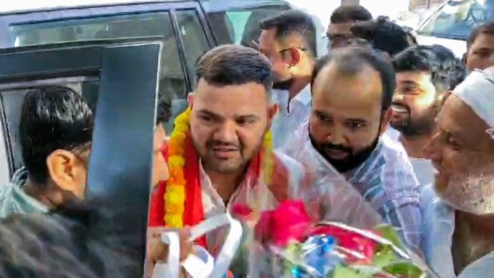 File photo of BJP MP from Kaiserganj Karan Bhushan Singh | ANI