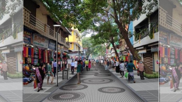 Model of revamped MC Road in Royapuram | Courtesy: Greater Chennai Corporation