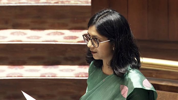 AAP MP Swati Maliwal | Photo: ANI