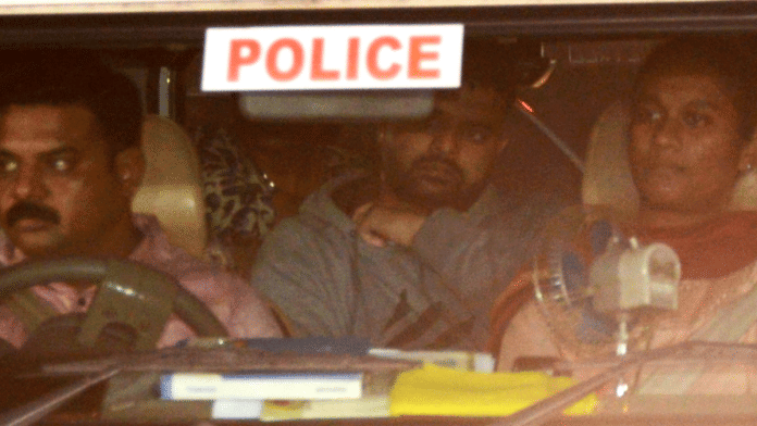 Suspended JD(S) leader Prajwal Revanna, who is facing charges of sexually abusing several women, returns to India, being taken to the Special Investigation Team (SIT), Bengaluru, Friday in the wee hours, 31 May, 2024 | Credit: PTI