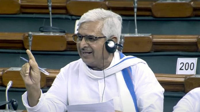 BSP’s Jaunpur MP Shyam Singh Yadav speaks in the Lok Sabha | Photo: ANI