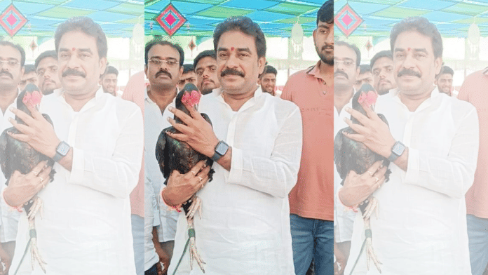 YSRCP MLA Ramakrishna Reddy has been on the run after video clip showed him damaging EVM at a polling booth | Pic credit: X/@PrkYsrcp