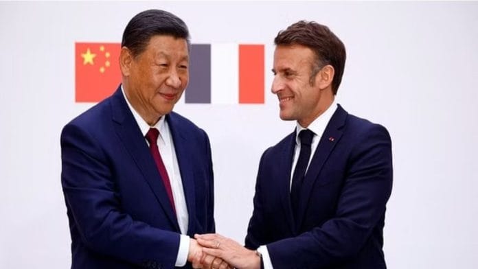 France's Macron meets China's Xi at the Elysee Palace in Paris (Photo credit/Reuters)