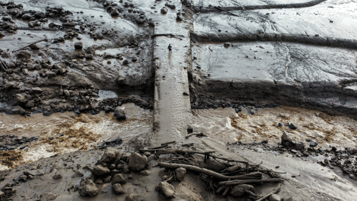 An area affected by heavy rain brought flash floods and landslides in Tanah Datar, West Sumatra province, Indonesia,12 May, 2024 | Representative image | Credit: Reuters/Antara Foto