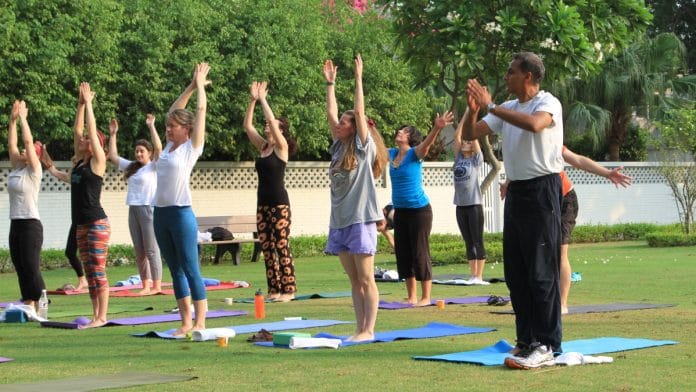 Yoga Day celebrations | Representational image | Flickr