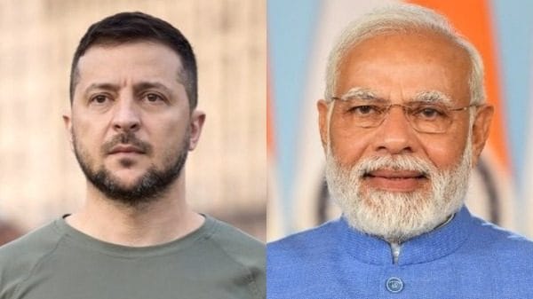 Ukrainian President Volodymyr Zelenskyy (left) and Prime Minister Narendra Modi | File Photos