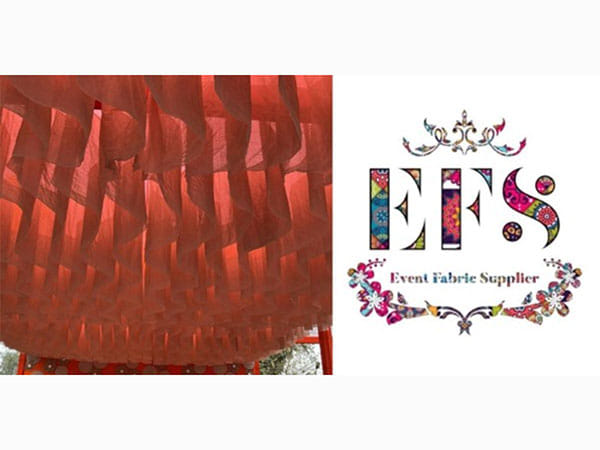 Event Fabric Supplier Launches Innovative Jute Wave Ceiling for Boho-Themed Decor in June 2024