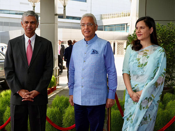 Mauritius PM Jugnauth arrives to attend PM Modi's swearing-in ceremony