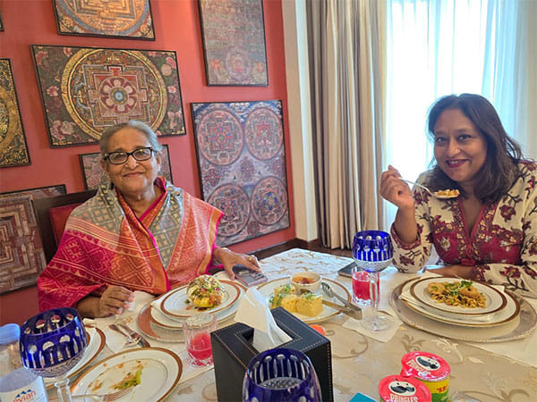 WHO South-Asia chief shares 'quick bite' with mother Sheikh Hasina ahead of Narendra Modi's oath ceremony