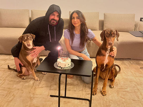 John Abraham, Runchal celebrate pet Sia's birthday, check pics