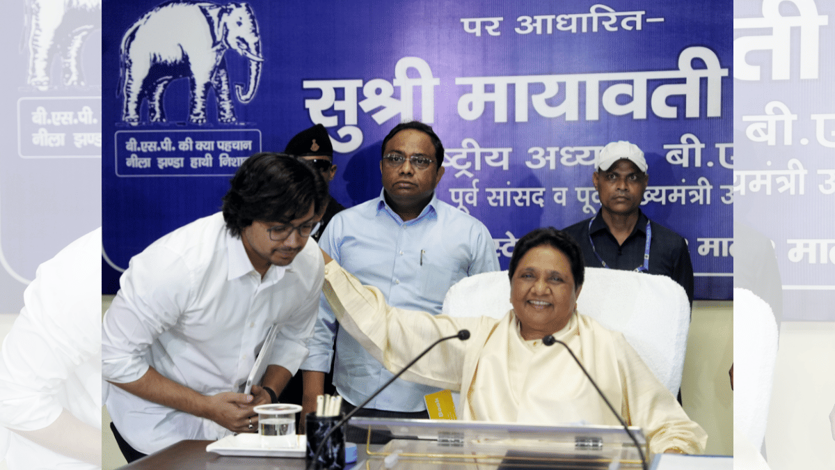 Aunt giveth, aunt taketh away: BSP chief Mayawati’s nephew Akash caught in promote-punish cycle