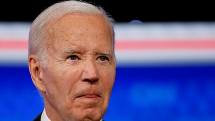 File photo of US President and Democratic Party nominee Joe Biden | Reuters/Marco Bello