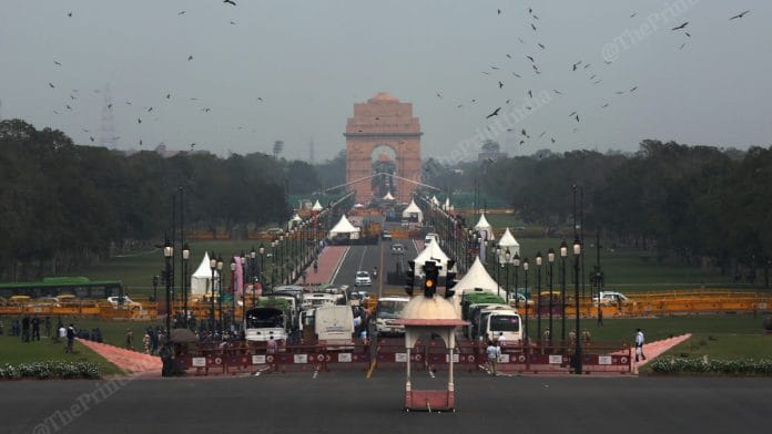 File photo of Kartavya Path, part of Central Vista redevelopment project | Suraj Singh Bisht | ThePrint