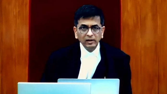 Former Chief Justice of India D.Y. Chandrachud | Photo: ANI