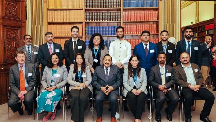 Indian students undergoing courses under the aegis of the Royal Society in London | ANI