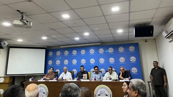 Panellists at the launch of Nehru's Recruits | Pia Krishnankutty, ThePrint