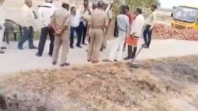 Still from viral video of incident | X @parvezahmadj