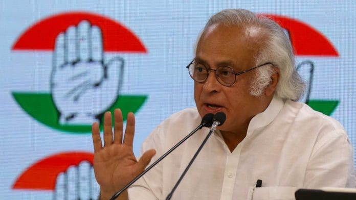 File photo of Congress leader Jairam Ramesh | Suraj Singh Bisht | ThePrint