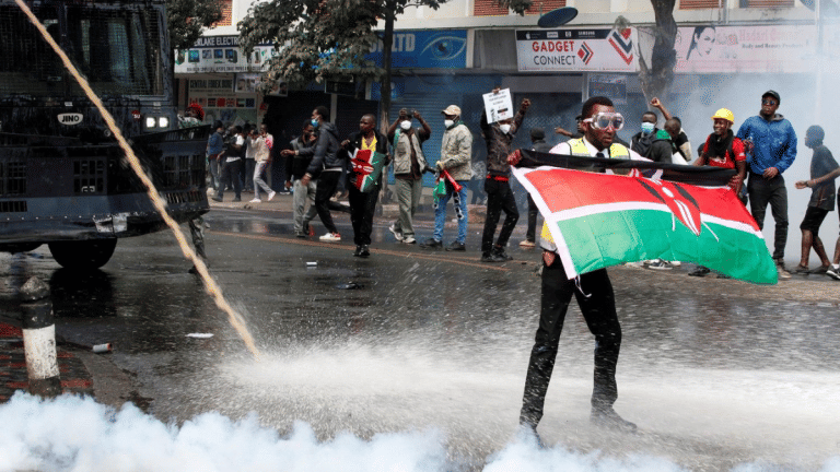 Part of Kenya parliament set ablaze as protesters try to storm it, several killed in police firing