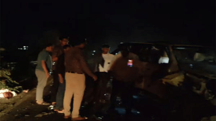 The accident took place on the Pune Nashik Highway near Kalamb village in Pune's Manchar, Saturday, 22 June | Credit: X(formerly Twitter)/@ani_digital