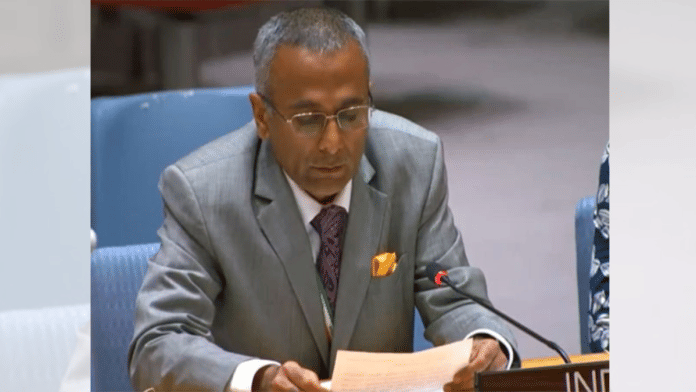 Deputy Permanent Representative at United Nations Security Council, Ambassador R Ravindra (Photo/X@IndiaUNNewYork)