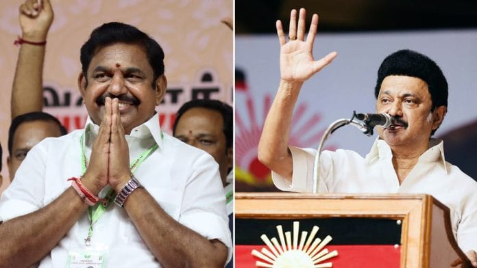 File photos of Edappadi K. Palaniswami (L) and M.K. Stalin | ANI